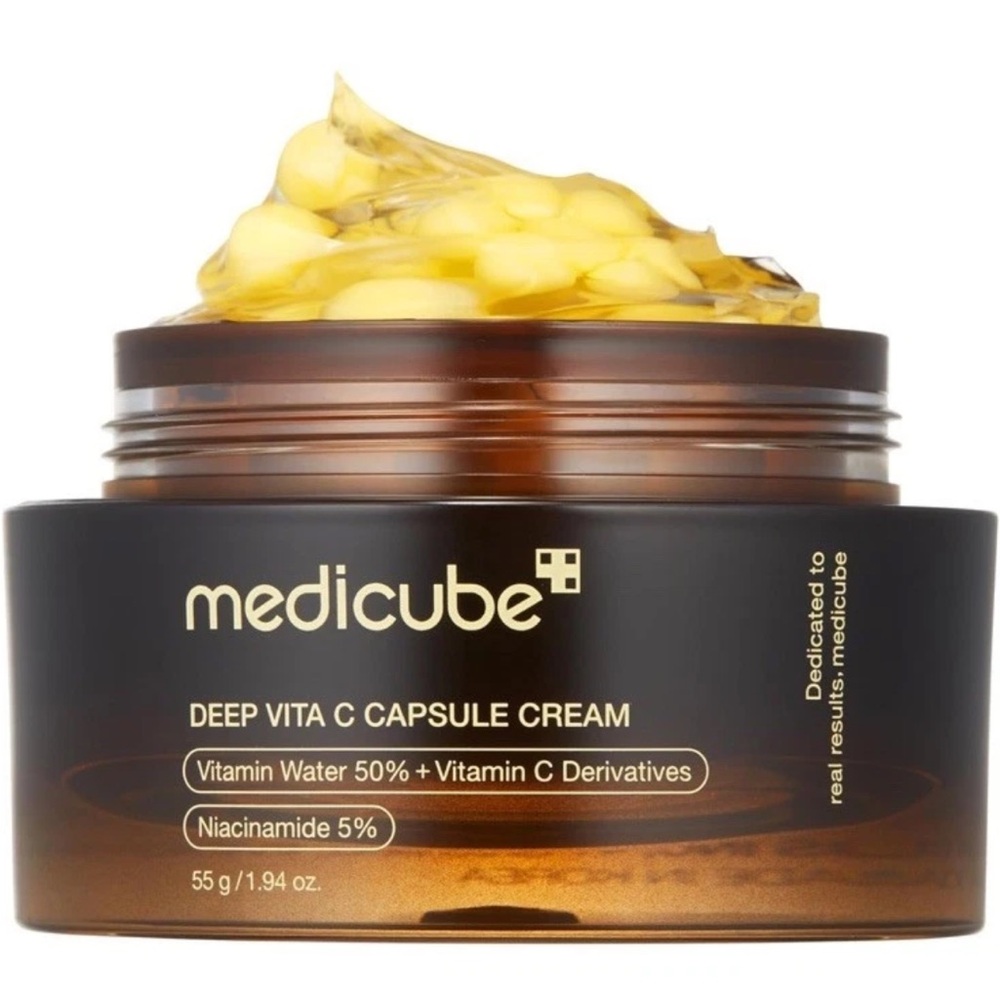 Deep Vita C Capsule Cream - Brown and Yellow